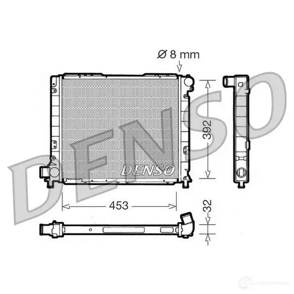 Стартер DENSO 808280 DSN947 3J TTB3 8717613025338 - Изображение 1