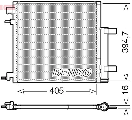 Радиатор кондиционера DENSO GK AFPX DCN15006 1440122511 изображение 0