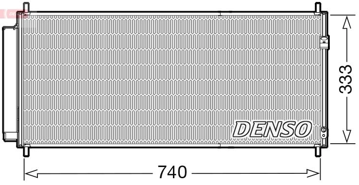 Радиатор кондиционера DENSO 0EMKOP N 1440122526 DCN40030 изображение 0