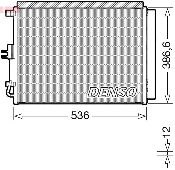 Радиатор кондиционера DENSO 2Y3SE B DCN43009 1440122533 изображение 0