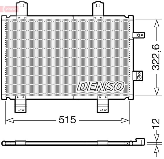 Радиатор кондиционера DENSO 1440122538 DCN44018 860 G3 изображение 0