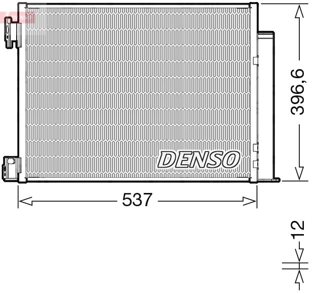 Радиатор кондиционера DENSO SZR1 A DCN46032 1440122545 изображение 0