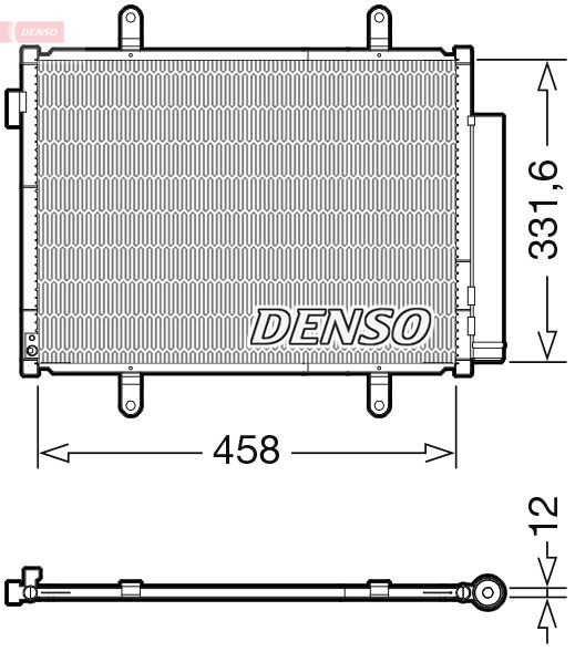 Радиатор кондиционера DENSO YD JOCZ DCN47011 1440122551 изображение 0