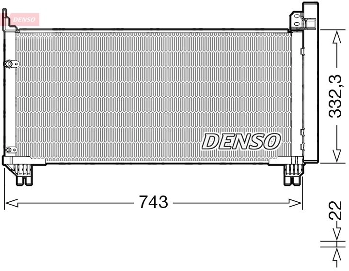 Радиатор кондиционера DENSO DCN51014 1440122571 G6EBDD 6 изображение 0