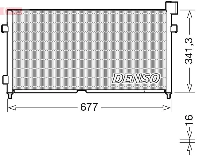 Радиатор кондиционера DENSO N 2S82T DCN99056 1276929777 8717613400944 изображение 0