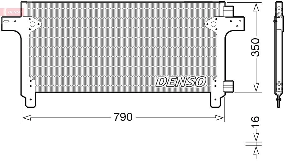 Радиатор кондиционера DENSO 8717613401088 9 PWKZ4F DCN99063 1318424249 изображение 0