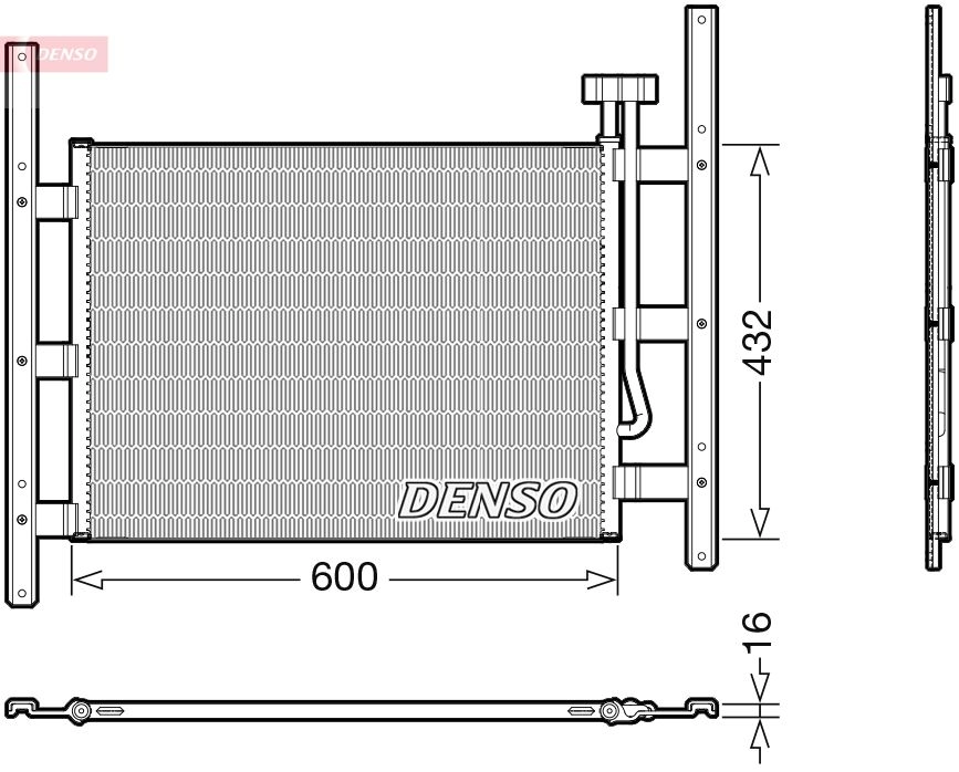 Радиатор кондиционера DENSO 1440122581 Z9ZBC F DCN99067 изображение 0