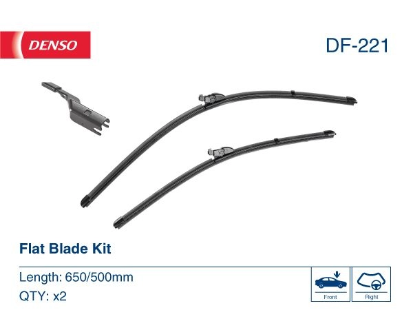 Щетка стеклоочистителя DENSO 06IW6J 2 DF-221 1440122683 - Изображение 1