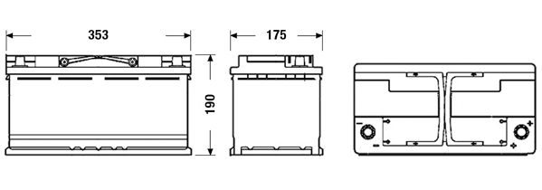 Аккумулятор DETA 1441131276 J N1GB DK960 изображение 1