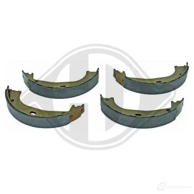 Барабанные тормозные колодки, комплект DIEDERICHS 6B Y2USB 2055522 1121320