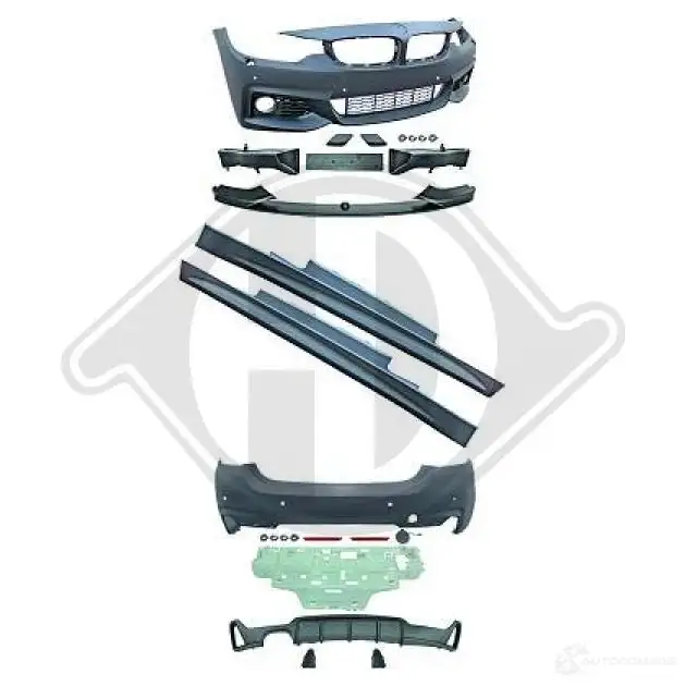 Бампер DIEDERICHS 2057753 1245550 3O4RW G