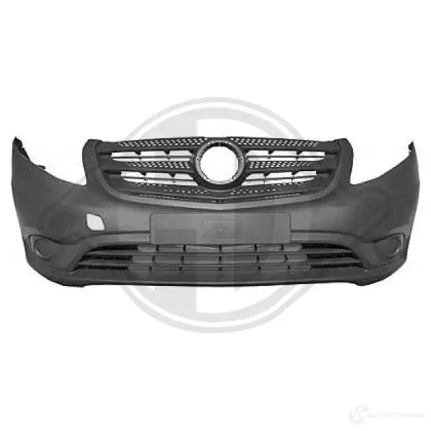 Бампер DIEDERICHS XFAHMO R 1668054 1437370894 - Изображение 1