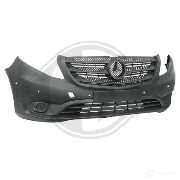 Бампер DIEDERICHS 1668150 N1 UJUR 1437365952 - Изображение 1