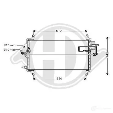 Радиатор кондиционера DIEDERICHS dcc1121 7Z9NA 4 2093281