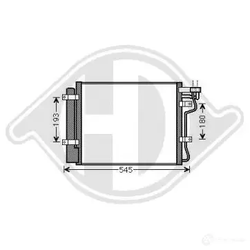 Радиатор кондиционера DIEDERICHS dcc1939 P JO7L 2094094 изображение 0