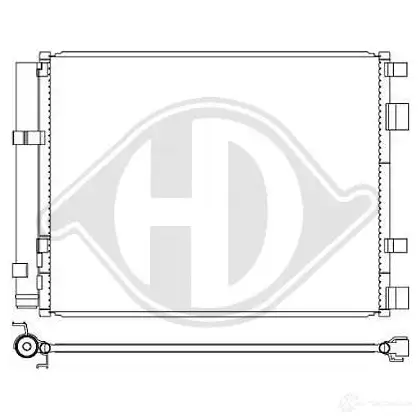 Радиатор кондиционера DIEDERICHS dcc1926 3M7E K4I 2094081 изображение 0