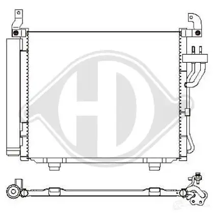 Радиатор кондиционера DIEDERICHS 2094062 OFJ3Q 7 dcc1907 изображение 0
