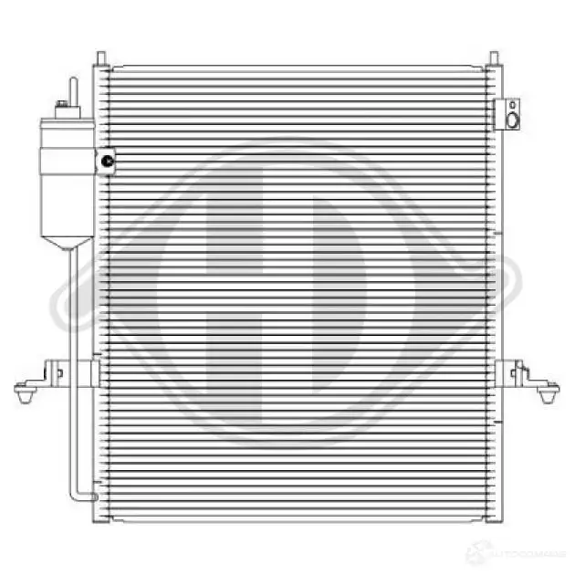 Радиатор кондиционера DIEDERICHS dcc1715 2093870 Q ZVMTT изображение 0
