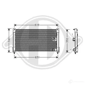 Радиатор кондиционера DIEDERICHS ST VZKC dcc1008 2093169 изображение 0