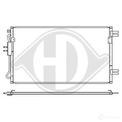 Радиатор кондиционера DIEDERICHS dcc1068 X950V9 O 2093228 изображение 0
