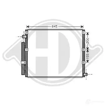 Радиатор кондиционера DIEDERICHS 08Q8 FB7 2093961 dcc1806 изображение 0