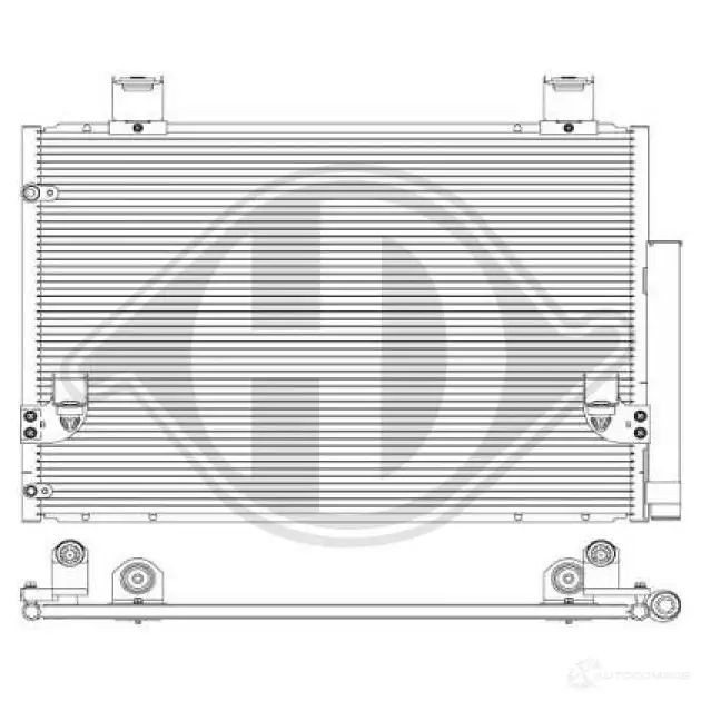 Радиатор кондиционера DIEDERICHS dcc1832 2093987 DOIIXO B изображение 0