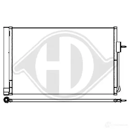 Радиатор кондиционера DIEDERICHS dcc1740 2093895 V0 7FG изображение 0
