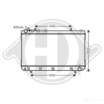 Радиатор кондиционера DIEDERICHS 2093777 WK4PT H dcc1620 изображение 0