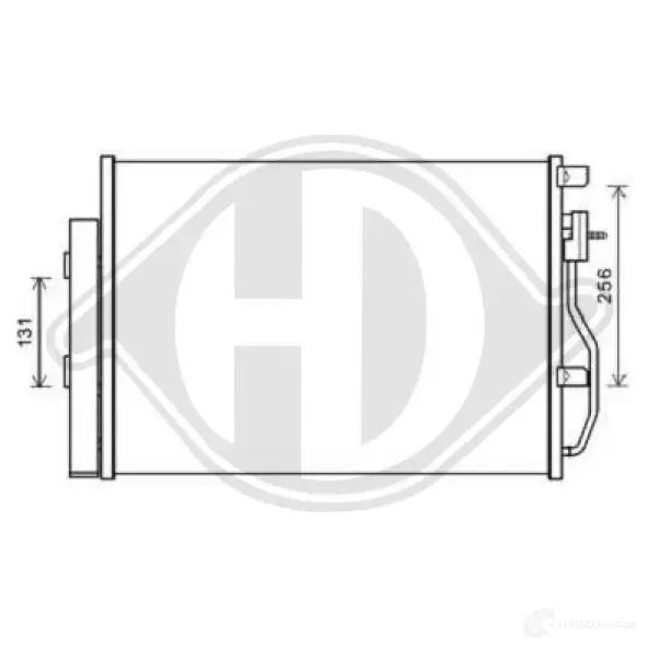 Радиатор кондиционера DIEDERICHS dcc1585 TO 9YS 2093742