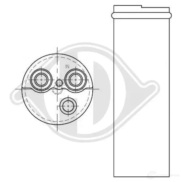 Осушитель кондиционера DIEDERICHS 2098759 9ZOLUJ J dct1174 изображение 0