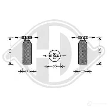 Осушитель кондиционера DIEDERICHS 2098746 ATXA D dct1161 изображение 0