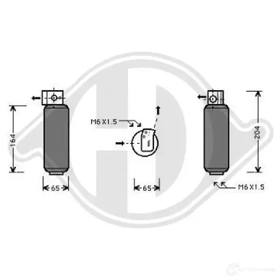 Осушитель кондиционера DIEDERICHS 3 S0WD 8447206 2085636 изображение 0