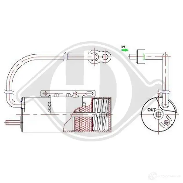 Осушитель кондиционера DIEDERICHS 2098756 dct1171 2RZA R изображение 0