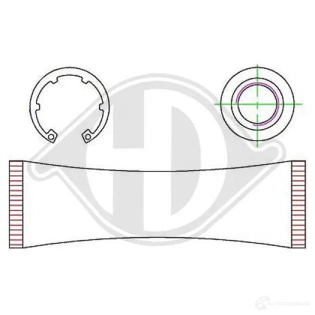 Осушитель кондиционера DIEDERICHS 2098887 dct1302 JD 0FA1