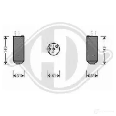 Осушитель кондиционера DIEDERICHS 2086217 6G GGIMJ 8652081