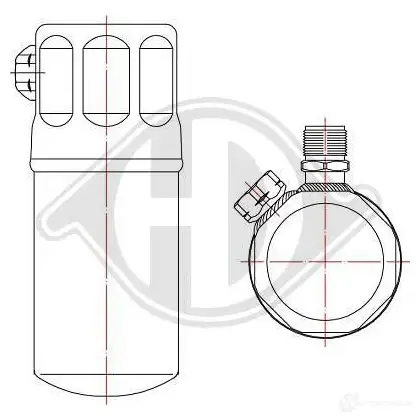 Осушитель кондиционера DIEDERICHS dct1019 2098604 8W BSR67 изображение 0