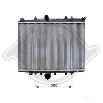 Радиатор охлаждения двигателя DIEDERICHS 2085000 4W E05Z1 8406105 изображение 0