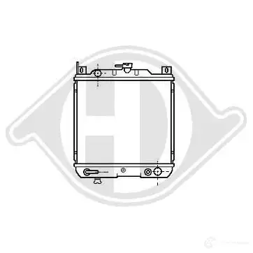 Радиатор охлаждения двигателя DIEDERICHS dcm3066 2097697 ARFWCU 7