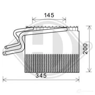Испаритель кондиционера DIEDERICHS dcv1113 2099005 U TBSF
