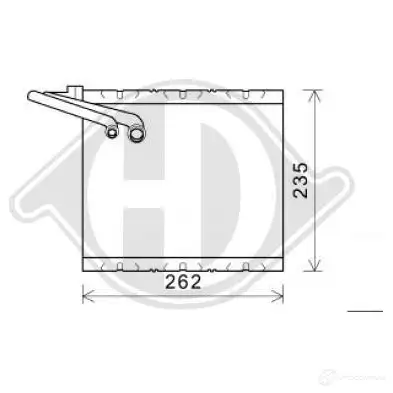 Испаритель кондиционера DIEDERICHS dcv1141 JIAF 9QC 2099033 изображение 0