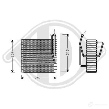 Испаритель кондиционера DIEDERICHS ACE MZ dcv1060 2098952