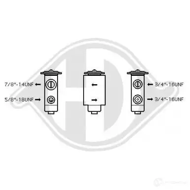 Расширительный клапан кондиционера DIEDERICHS G 76CRU dce1104 2094211 изображение 0
