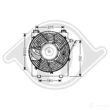 Крыльчатка кондиционера DIEDERICHS PDX1C 4 dcl1023 2095364 изображение 0