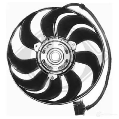 Вентилятор радиатора DIEDERICHS 2083744 8220501 D XV9B изображение 0