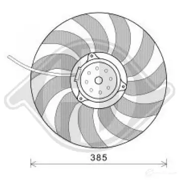 Вентилятор радиатора DIEDERICHS 2095581 dcl1235 SX 6NR изображение 0