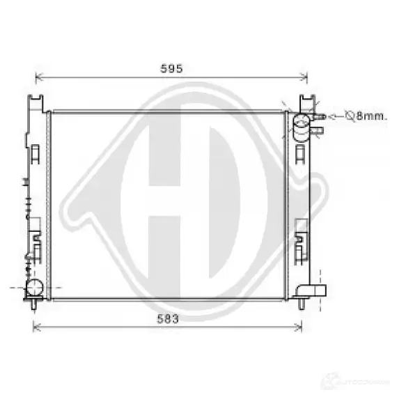 Порог DIEDERICHS 2087851 35F O1 9746021 изображение 0