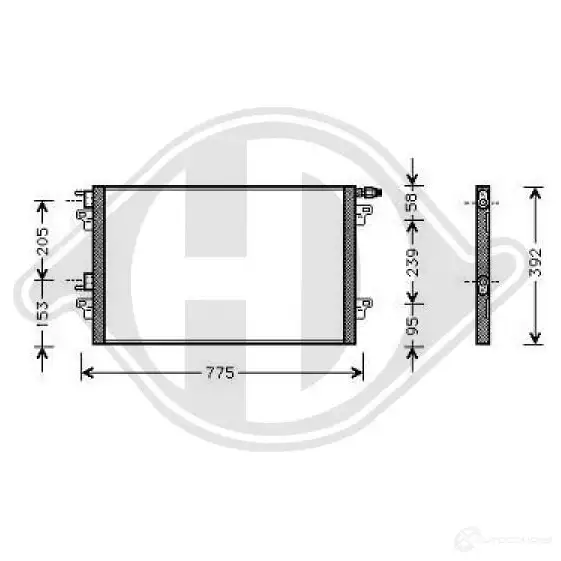 Порог DIEDERICHS 9216021 2087004 8YJ 2PW