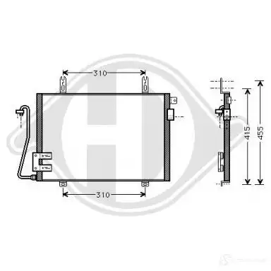 Амортизатор капота DIEDERICHS WJ5V1 G 9187000 2086998