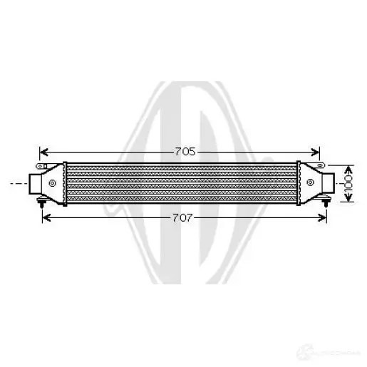 Интеркулер DIEDERICHS dca1091 G 4RN91 2093155 изображение 0