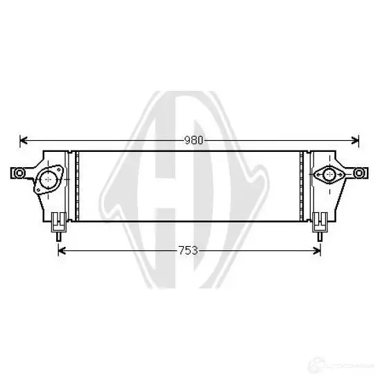 Интеркулер DIEDERICHS 8 0NZMP dca1014 2093081 изображение 0